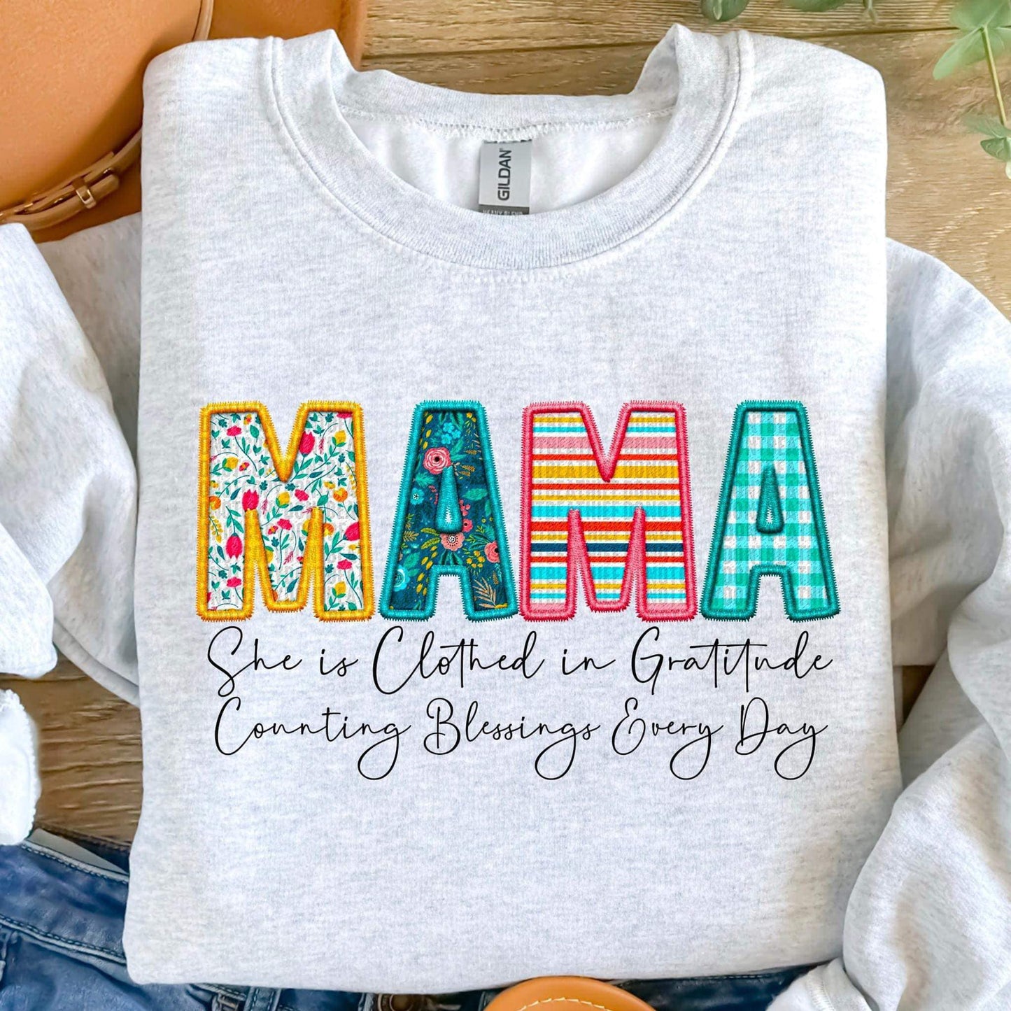 Serape and Plaid Faux Fabric/Embroidery Titles