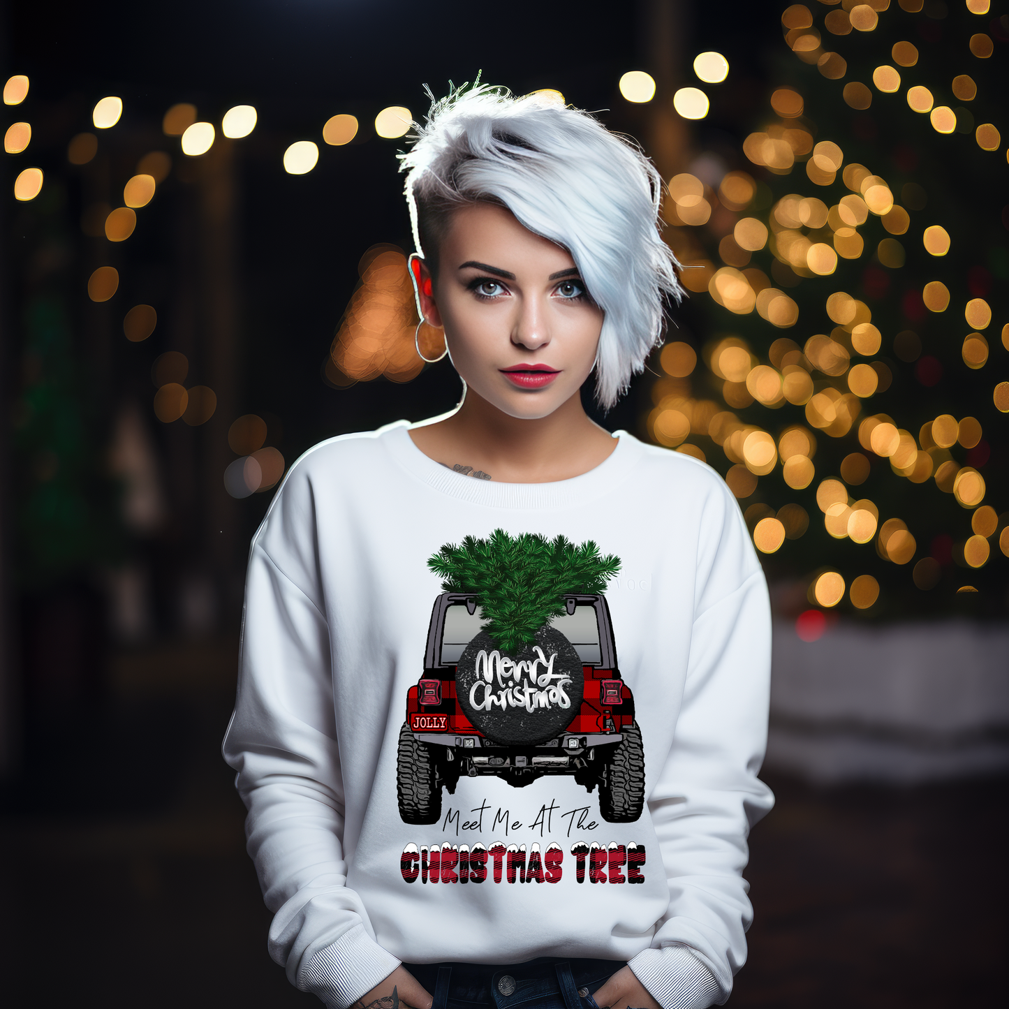 Meet Me at the Christmas Tree Jeep