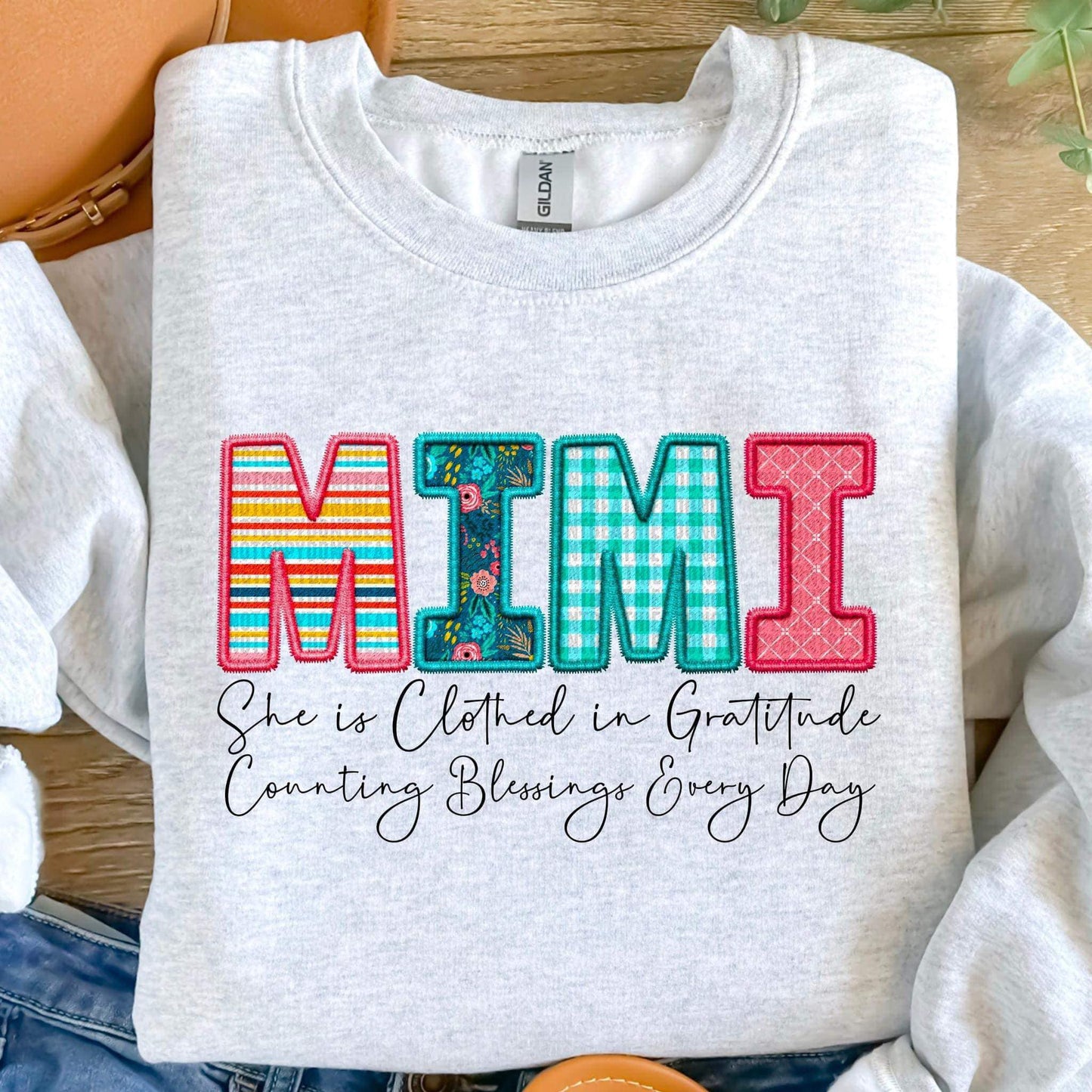 Serape and Plaid Faux Fabric/Embroidery Titles