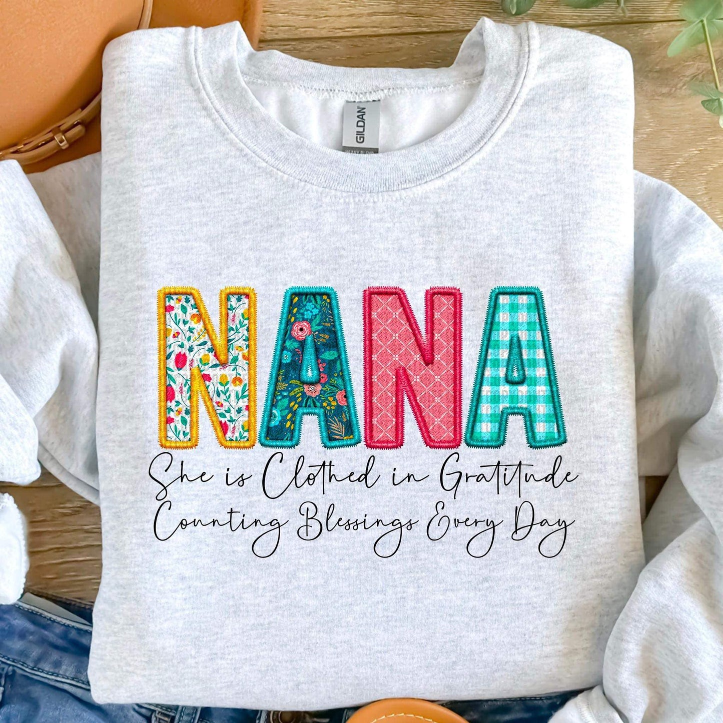 Serape and Plaid Faux Fabric/Embroidery Titles