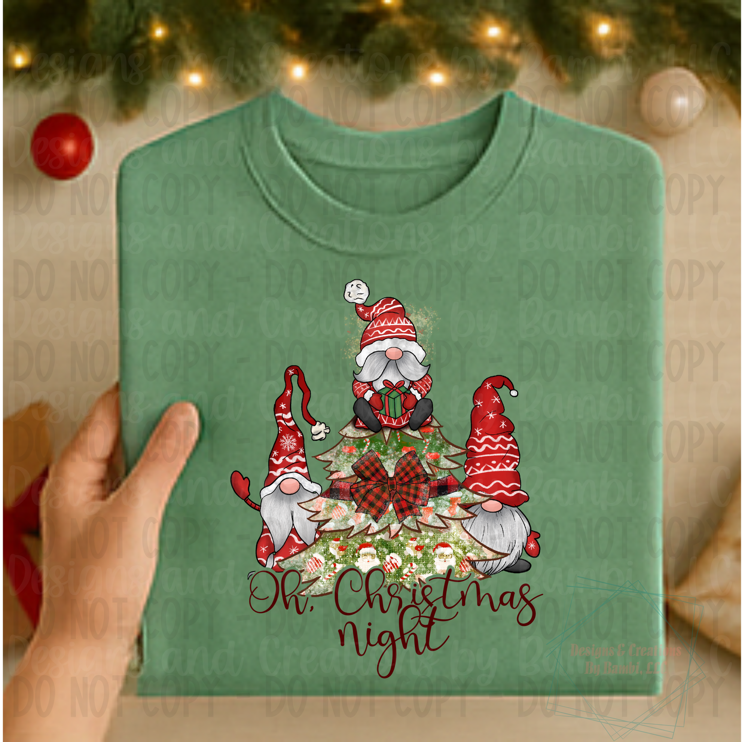 Oh Christmas Night Gnomes