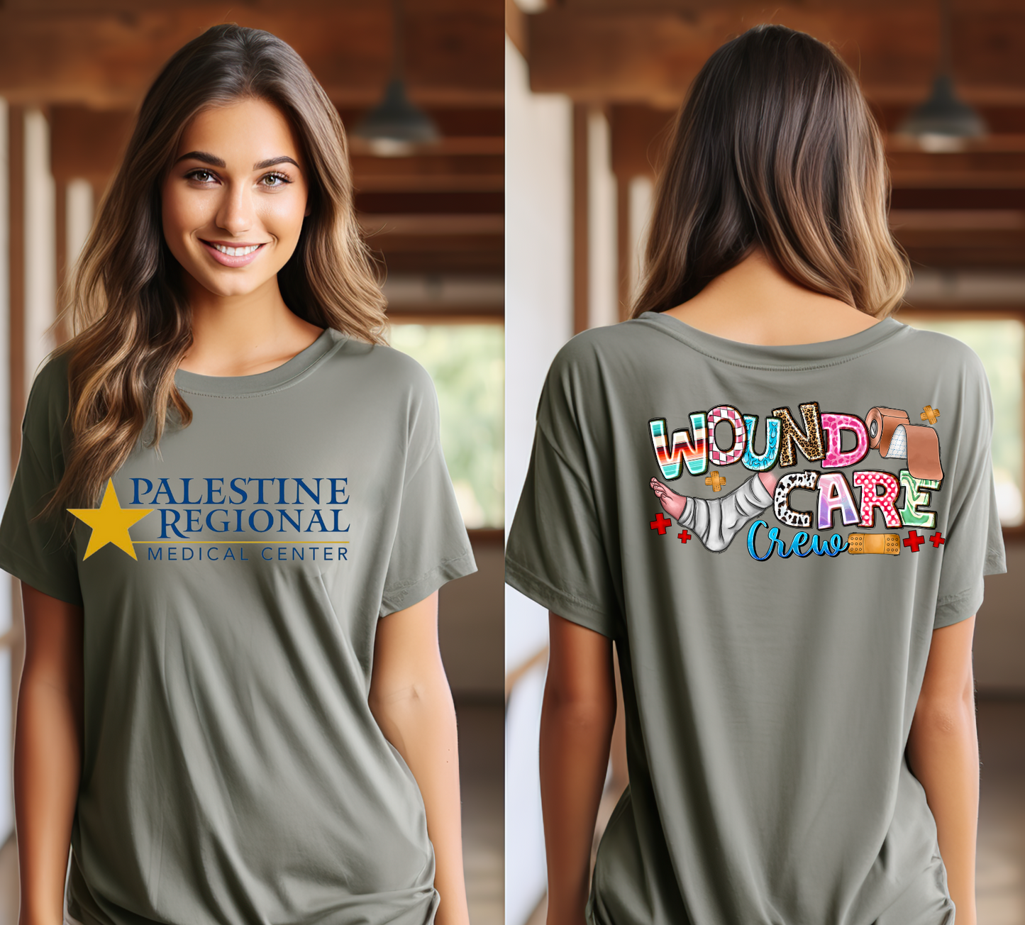 PRMC Wound Care Crew with Bandage Foot