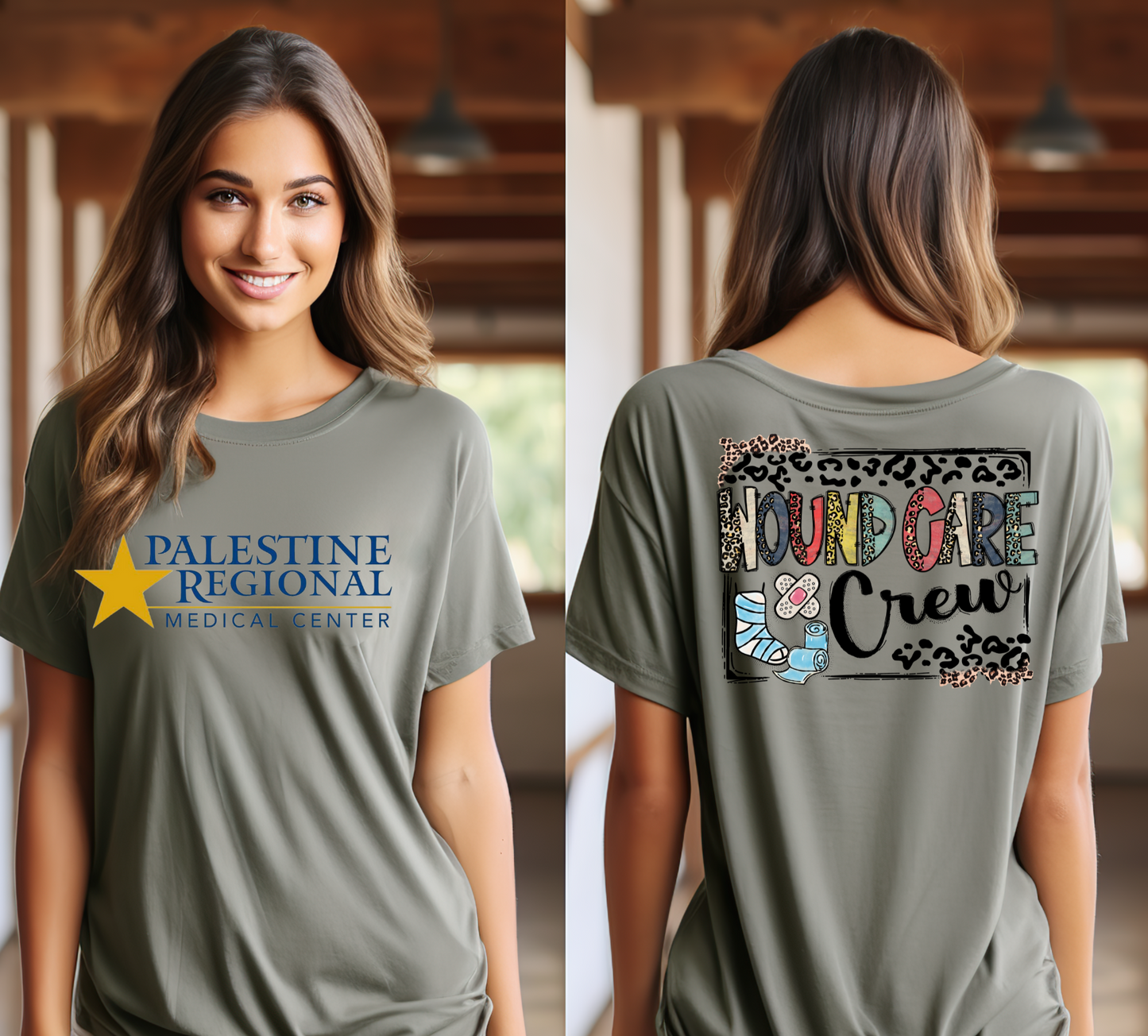 PRMC Wound Care Crew with Leopard