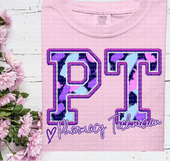 Purple Brushstrokes Healthcare Collection