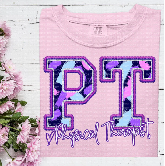 Purple Brushstrokes Healthcare Collection