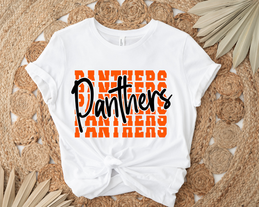 Panthers Stacked Completed Shirt