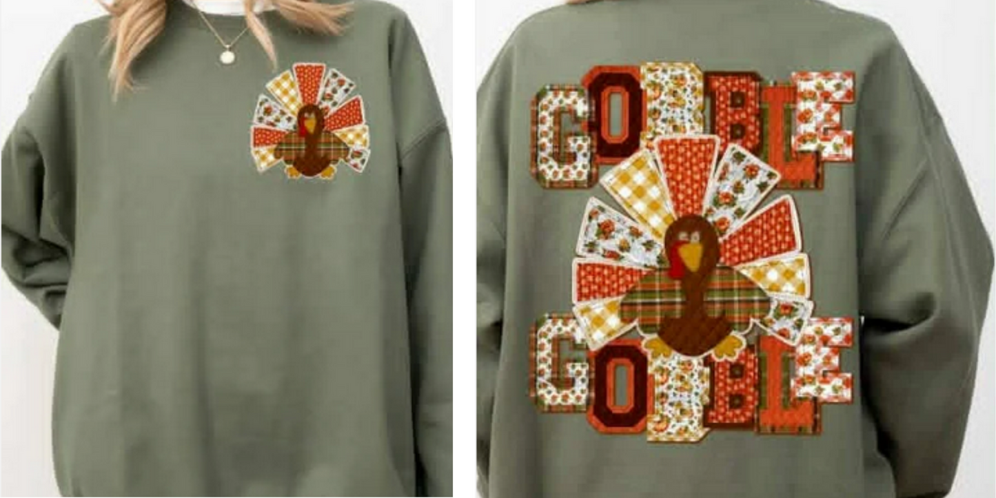 Gobble Turkey (Pocket/Back)