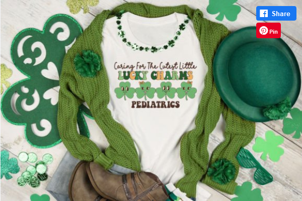 Pediatric Nurse St. Patrick's Day