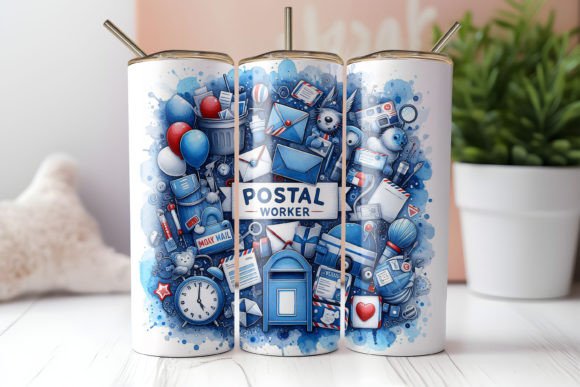 Postal Worker Mail Carrier Sublimation Tumbler