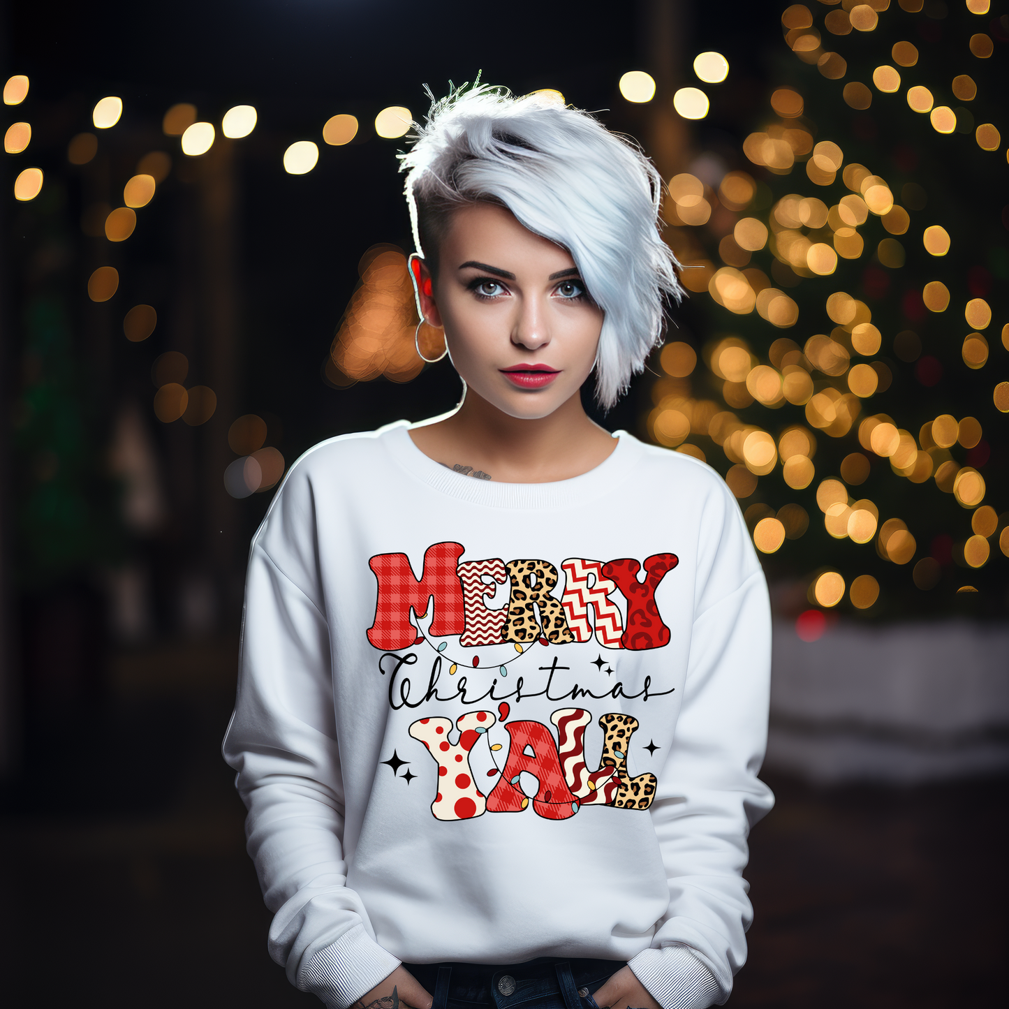Retro Merry Christmas Y'all