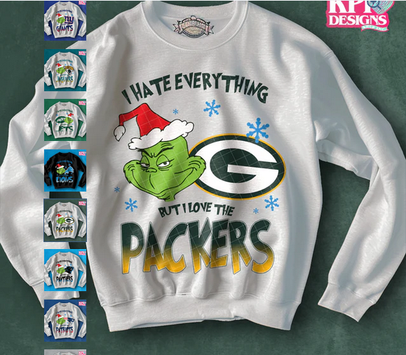 Grinch Pro Football Teams Collection