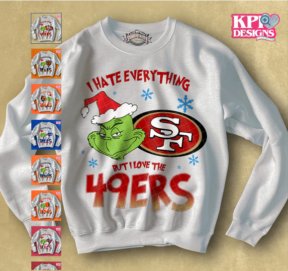 Grinch Pro Football Teams Collection