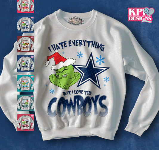 Grinch Pro Football Teams Collection