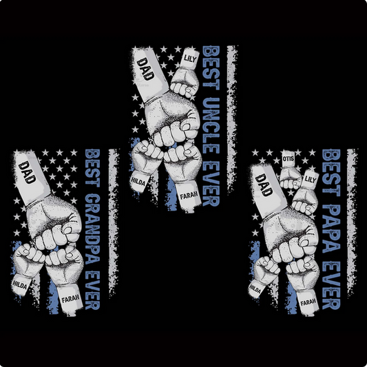 Custom Personalized Father's Day Fist Bump Collection