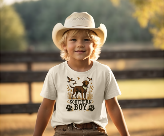 Southern Boy With Lab