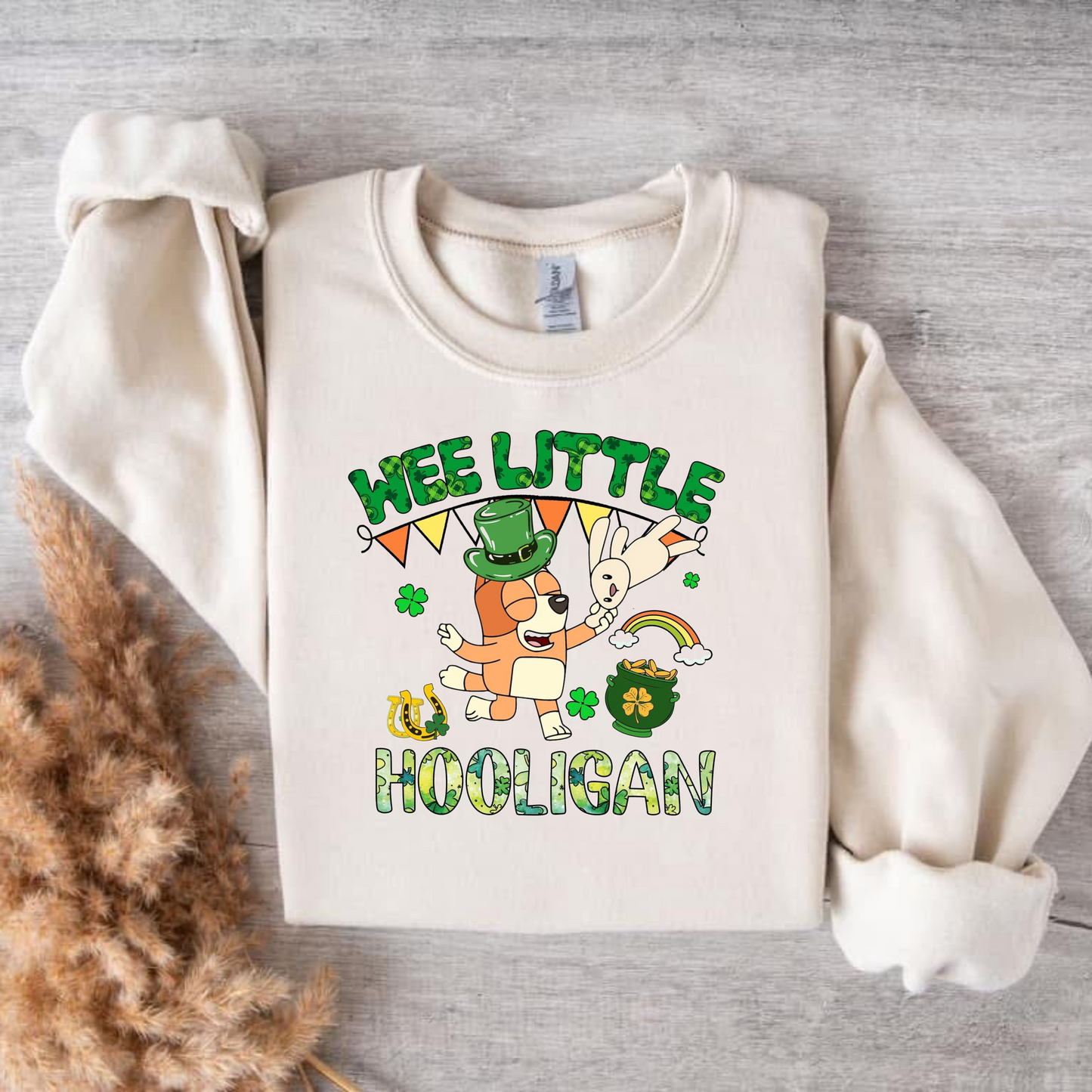 St. Patrick's Wee Little Hooligan Blue Dog