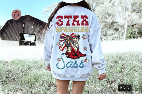 Patriotic Star Spangled Sass