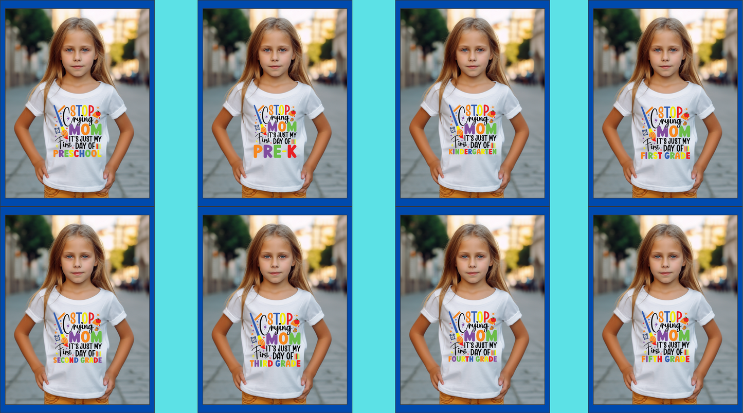 Stop Crying Mom Grade Related Back to School