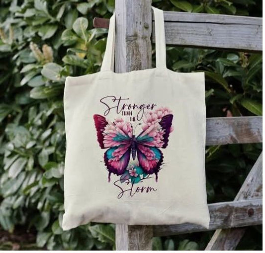 Stronger Than The Storm Book Bag