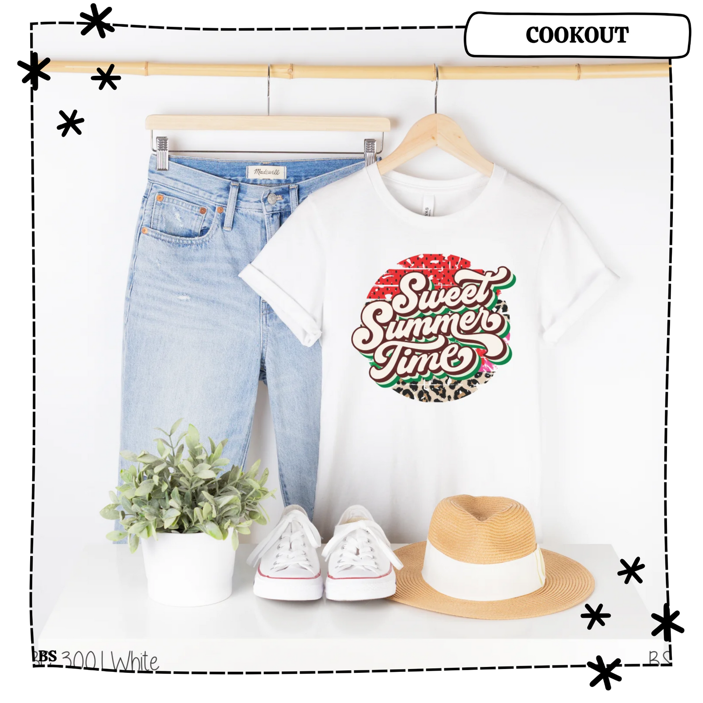 Sweet Summertime with Leopard and Watermelon