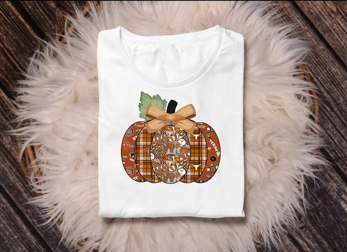 TX Longhorns Patterns with Pumpkin