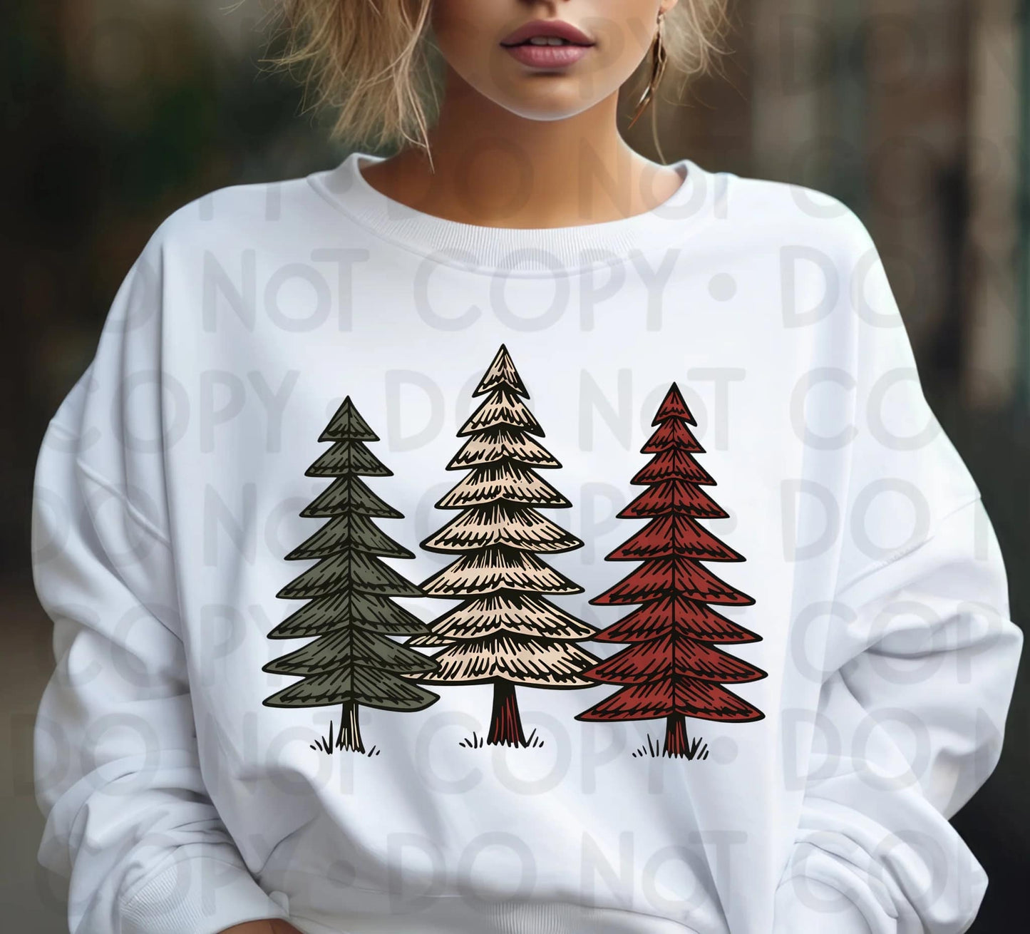 Simple Cluster of Christmas Trees