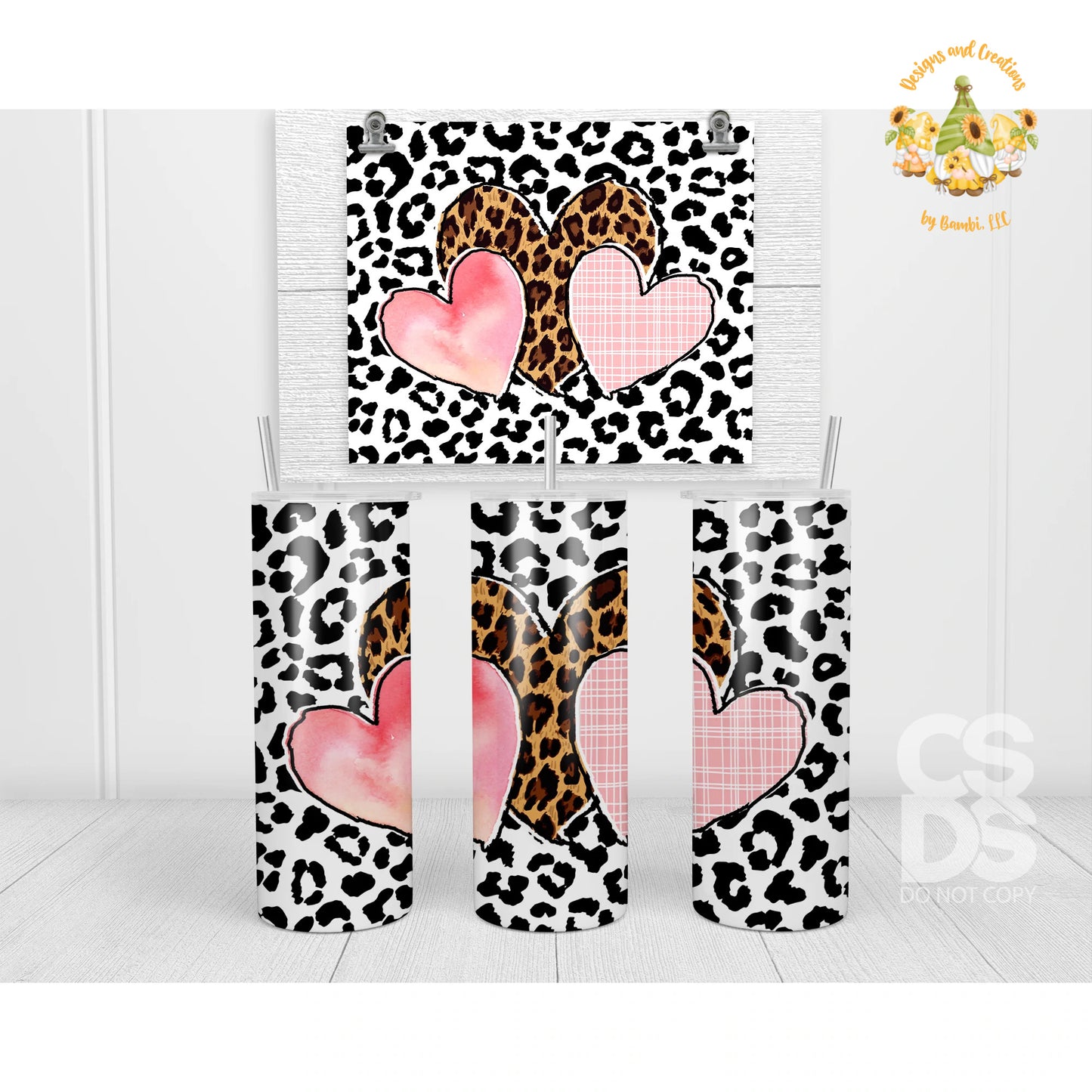 Trio of Valentine Hearts