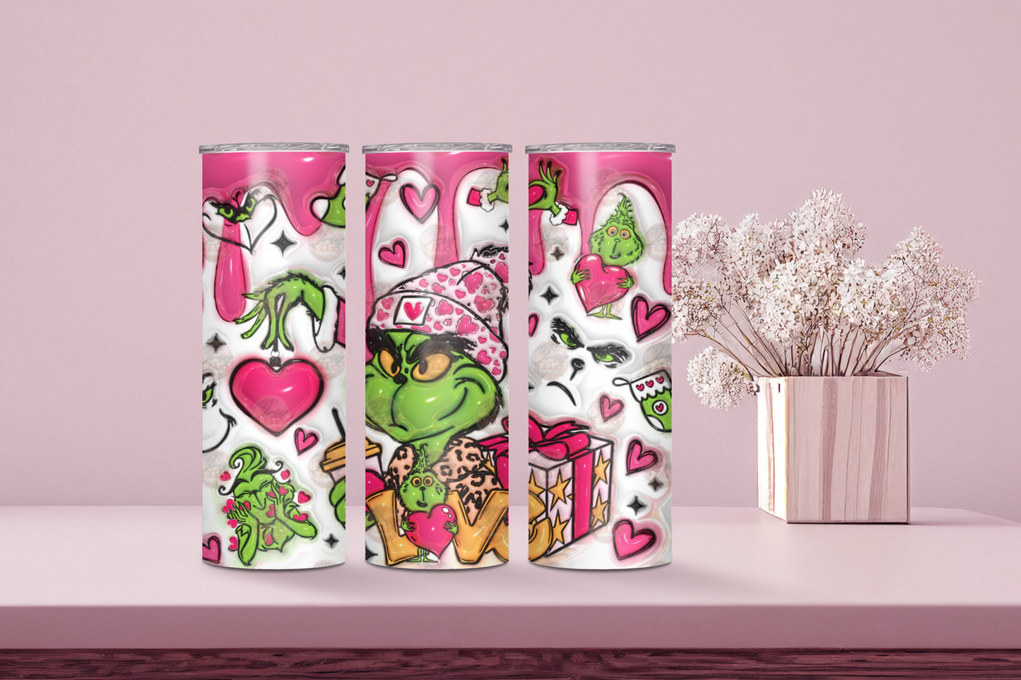 Valentine Grump Valentine Sublimation Tumbler