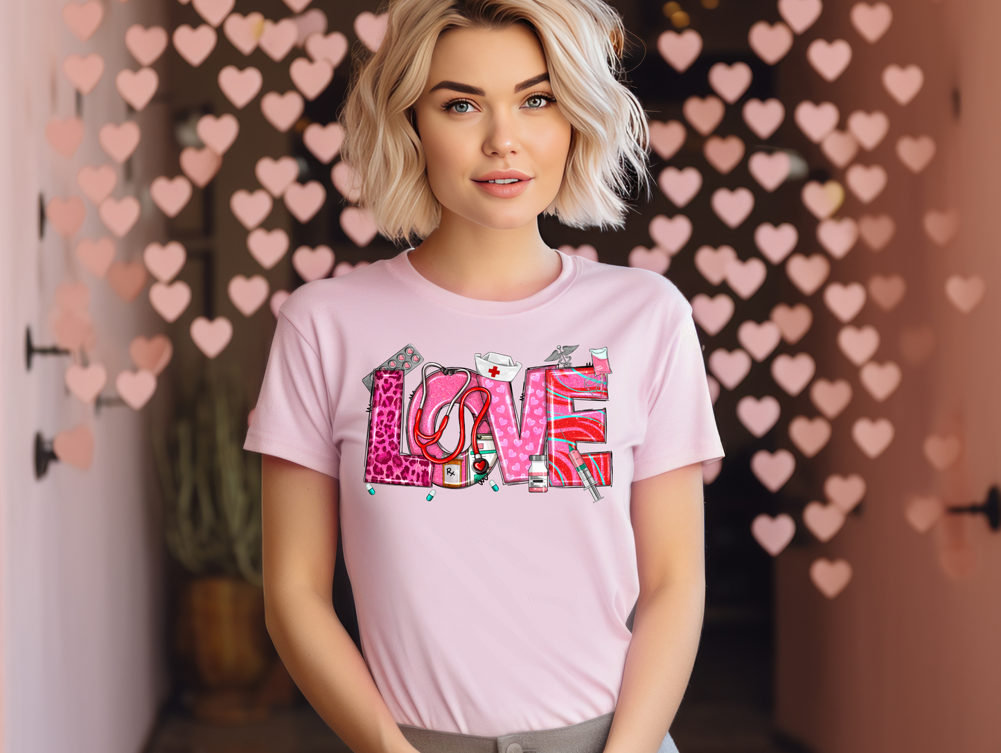 Valentine Love In Pink Healthcare