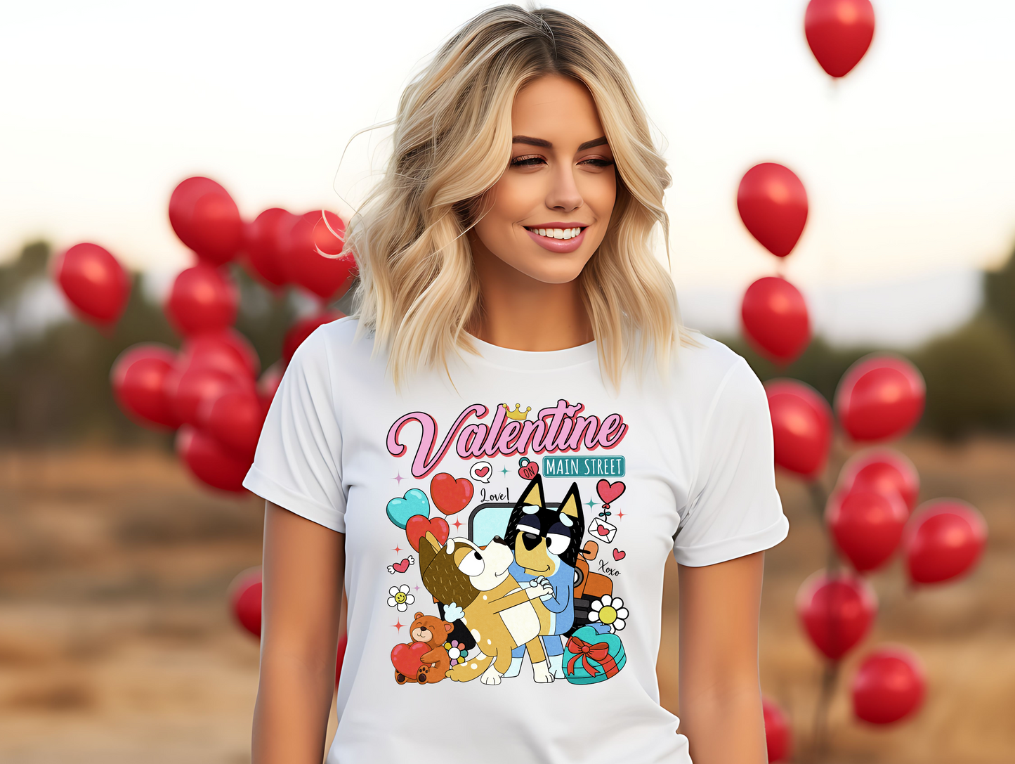 Valentine Main Street Blue Dog