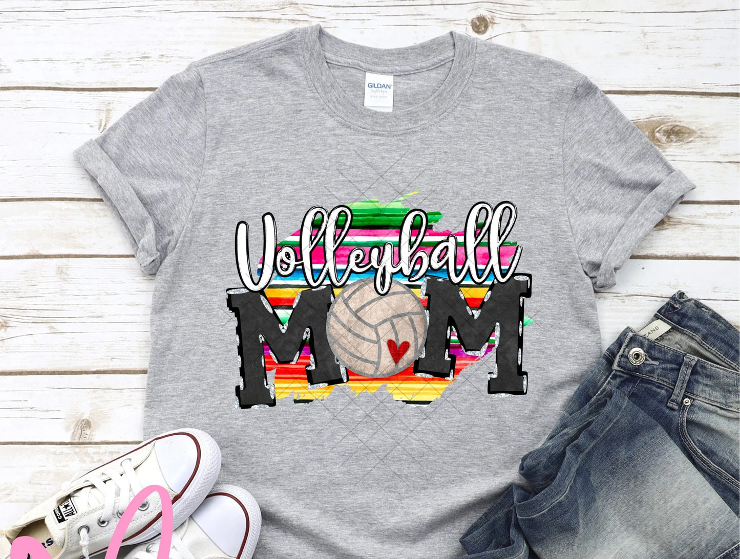 Volleyball Mom on Serape