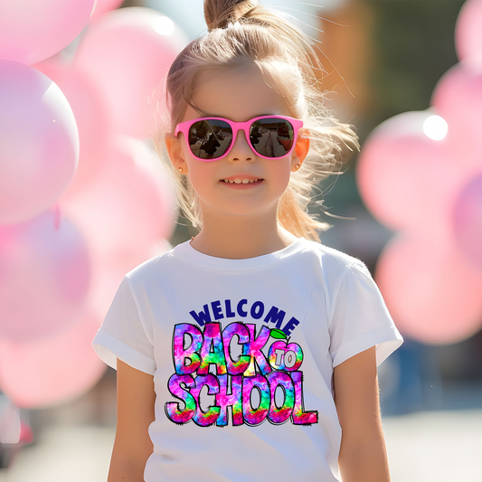 Welcome Back To School Tye Die