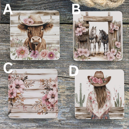 Western Coaster Set 4