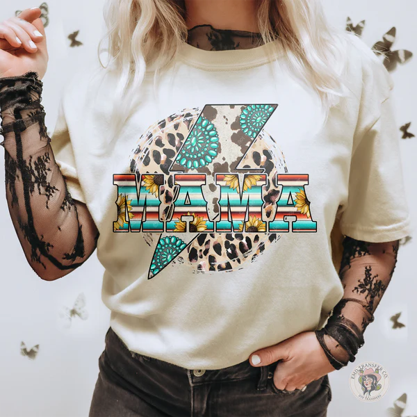 Western Mama with Lightening Bolt