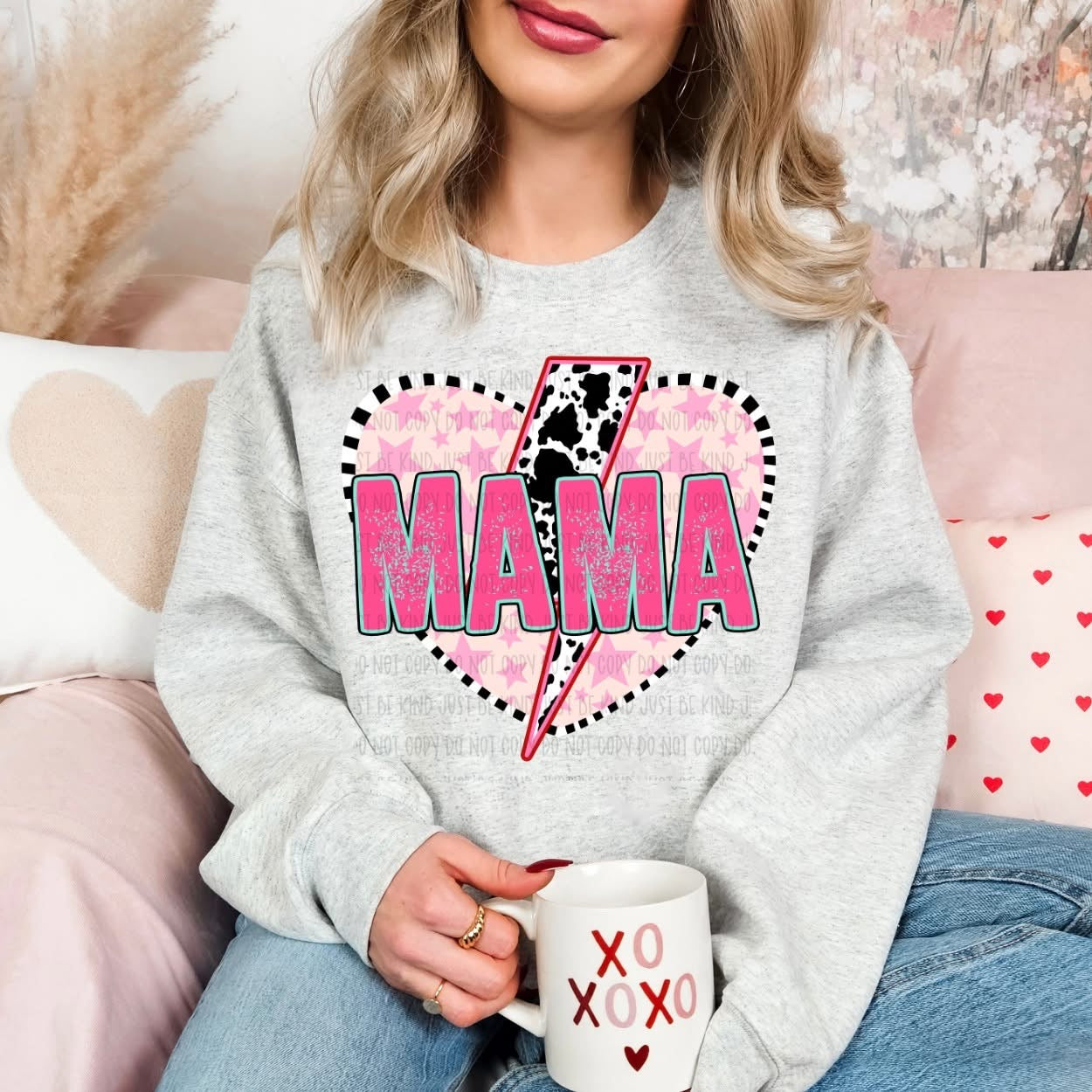 Western Mama with Pink Heart