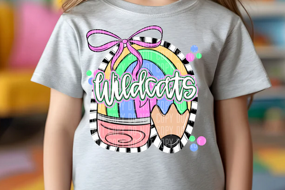 Preppy Pencil Pink Bow Mascots Collection