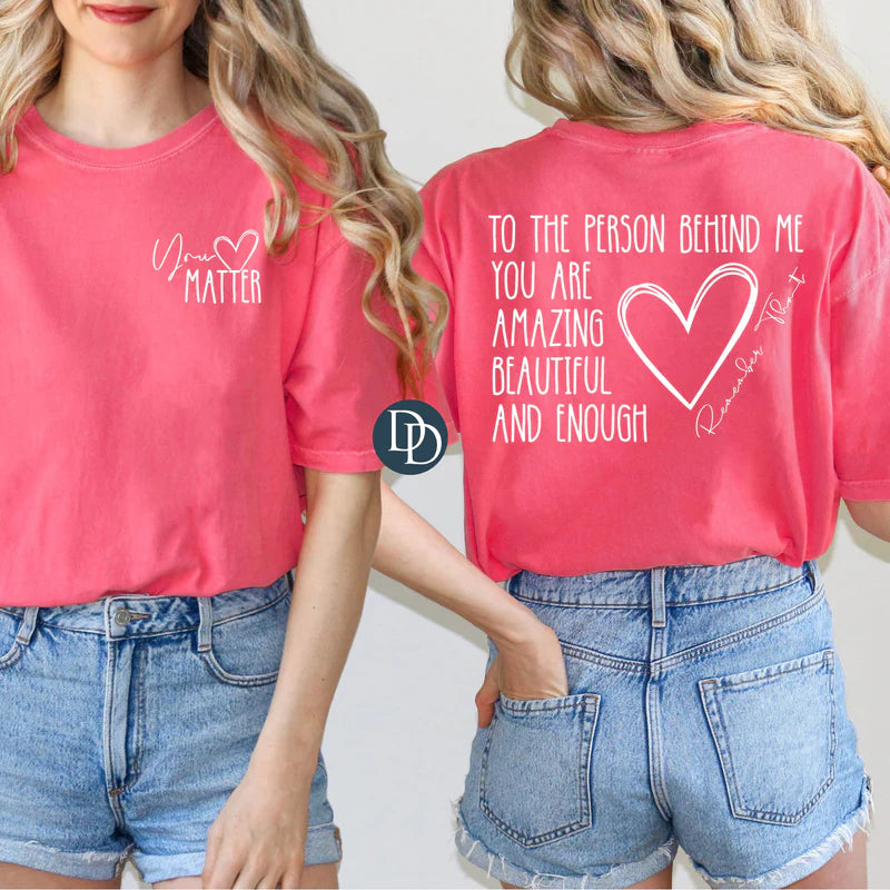 You Matter- Remember That with Pocket Accent (White Ink)