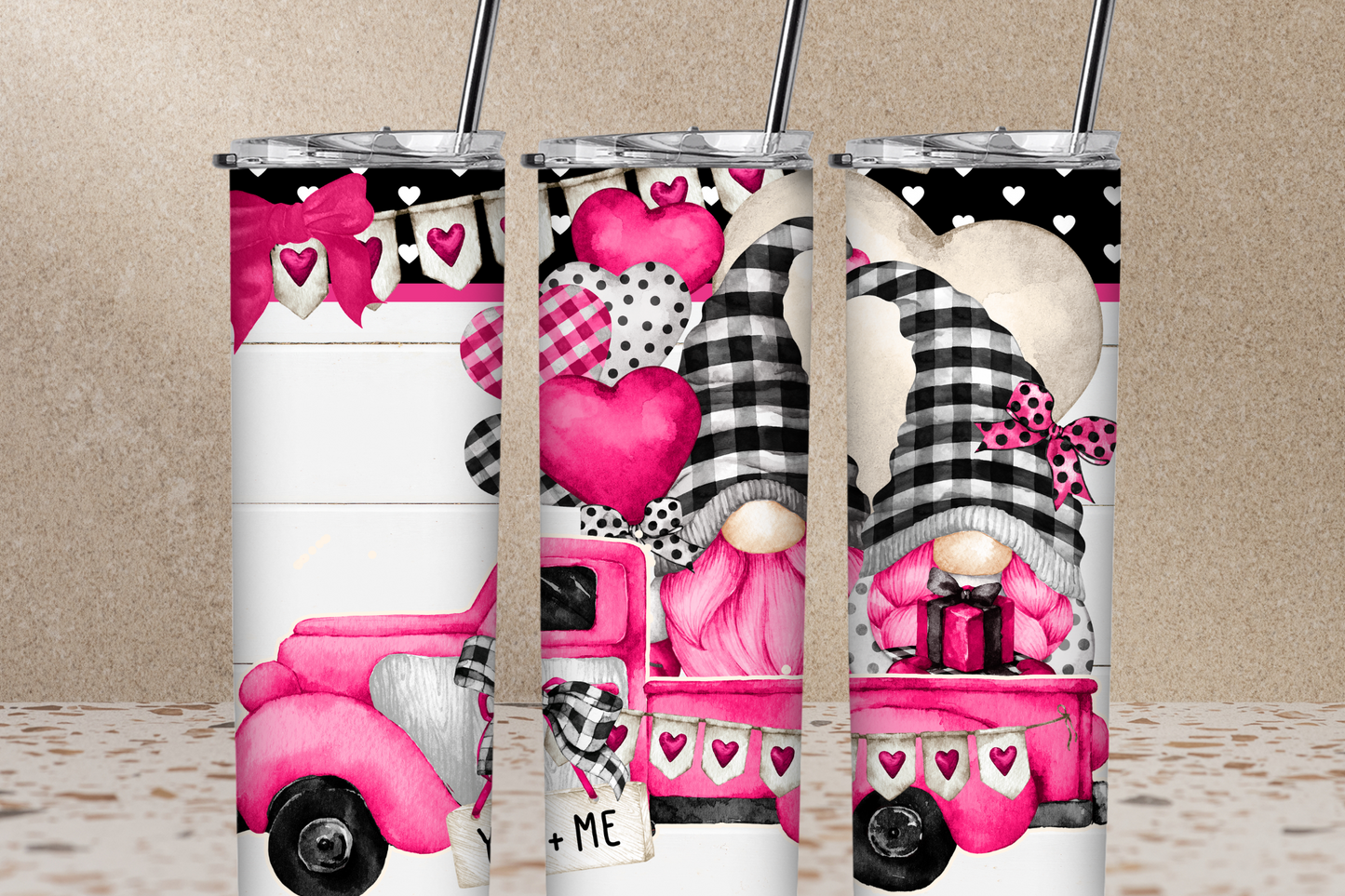 You and Me Gnome Tumbler