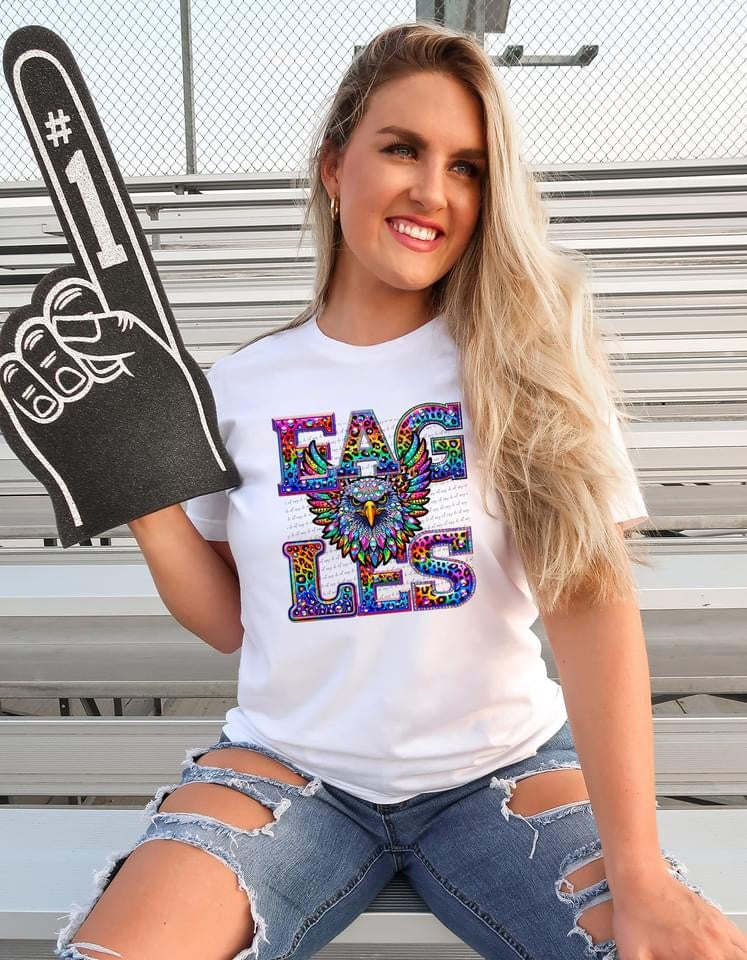 Mascots Rhinestone Leopard Rainbow Collection