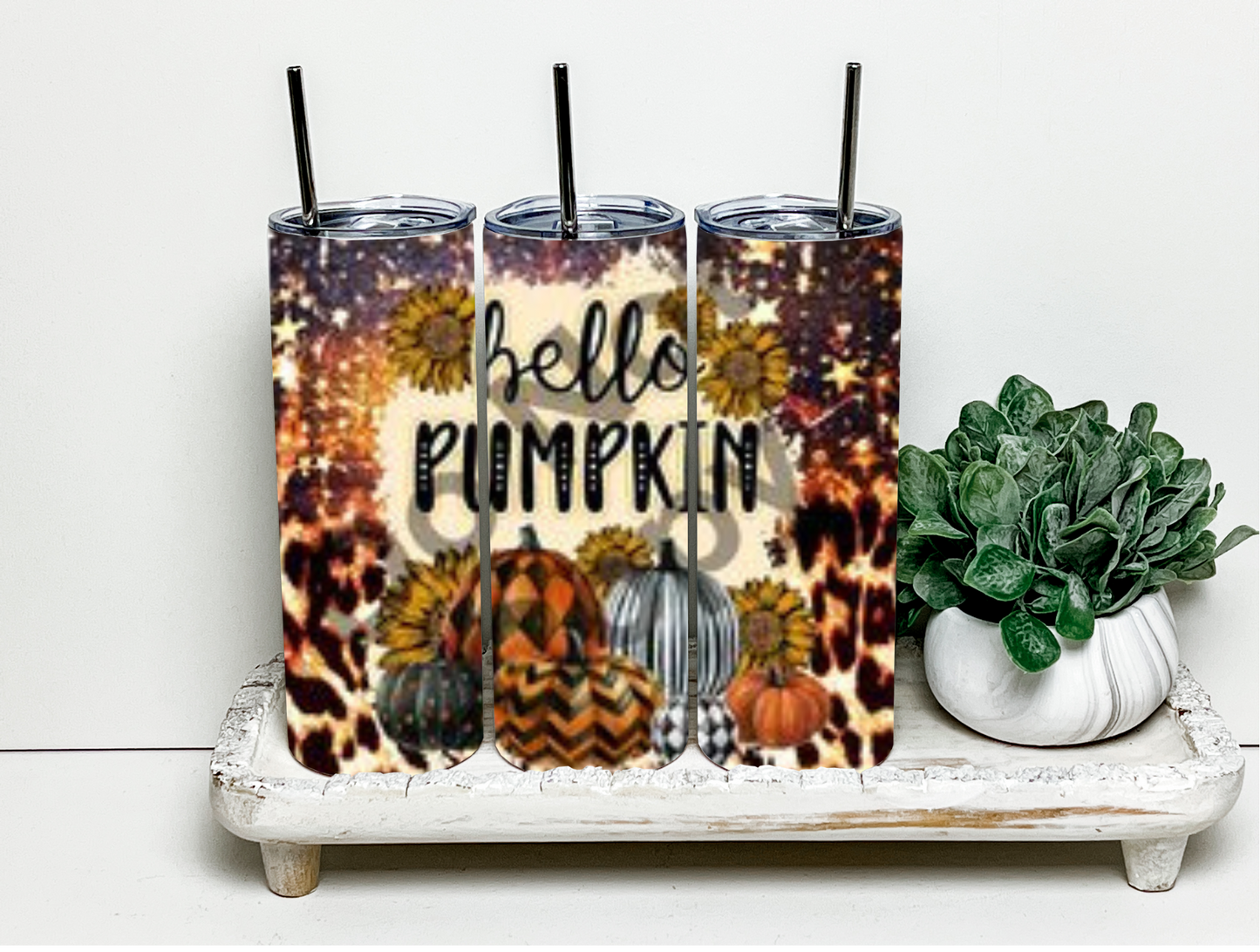 Well Hello Pumpkin Sublimation Tumbler