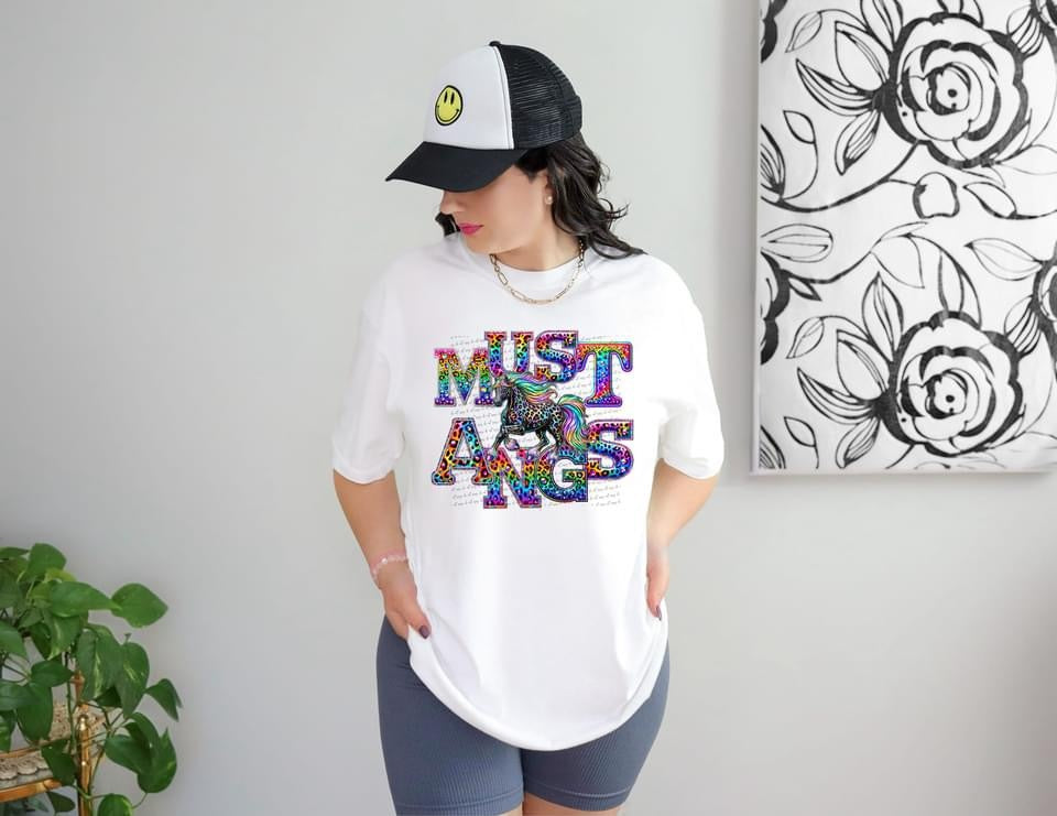 Mascots Rhinestone Leopard Rainbow Collection