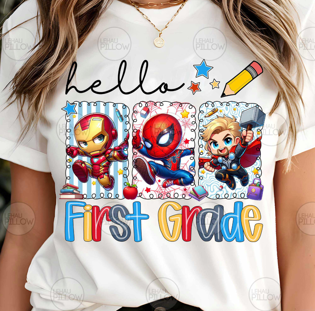 Hello Back To School Super Heroes Collection