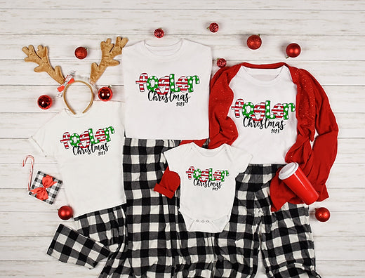 Personalized Family Christmas Matching Set