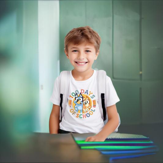 100 Days of School with Blue Dog