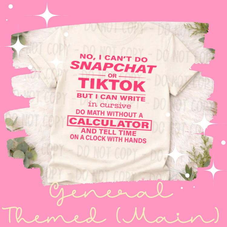 General Themed Apparel Related Collections (Main)