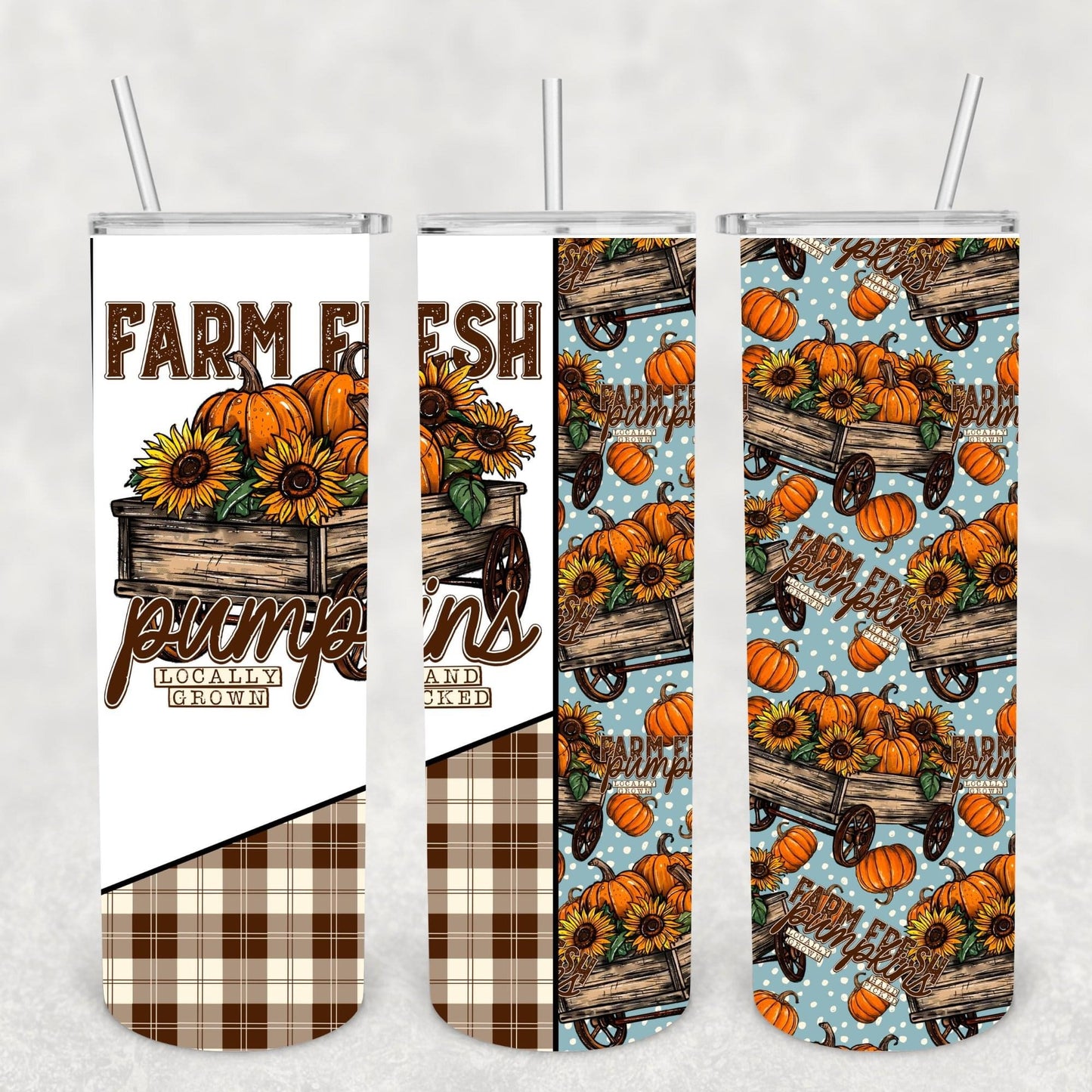 Farm Fresh Pumpkins 20 Tumbler