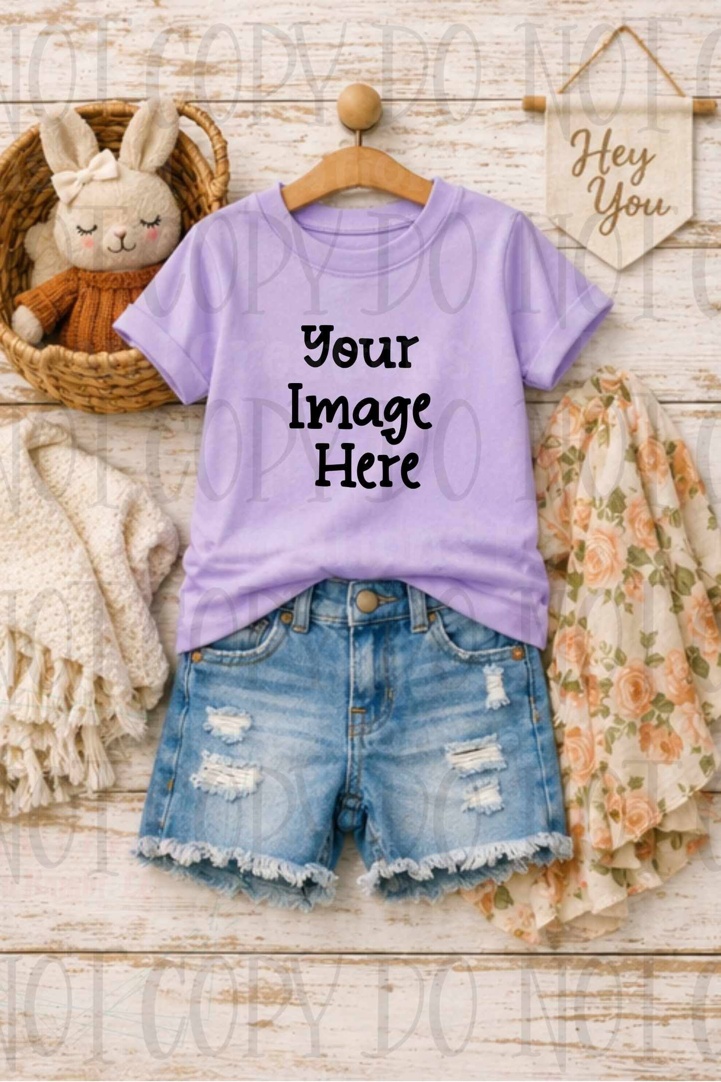 Little Girl Boutique Style Apparel Mock Ups (Gildan Brand)