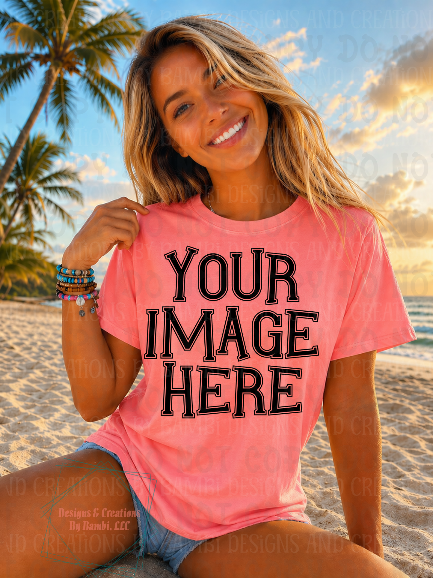 Beach-Cruise Gildan Apparel Mock Ups