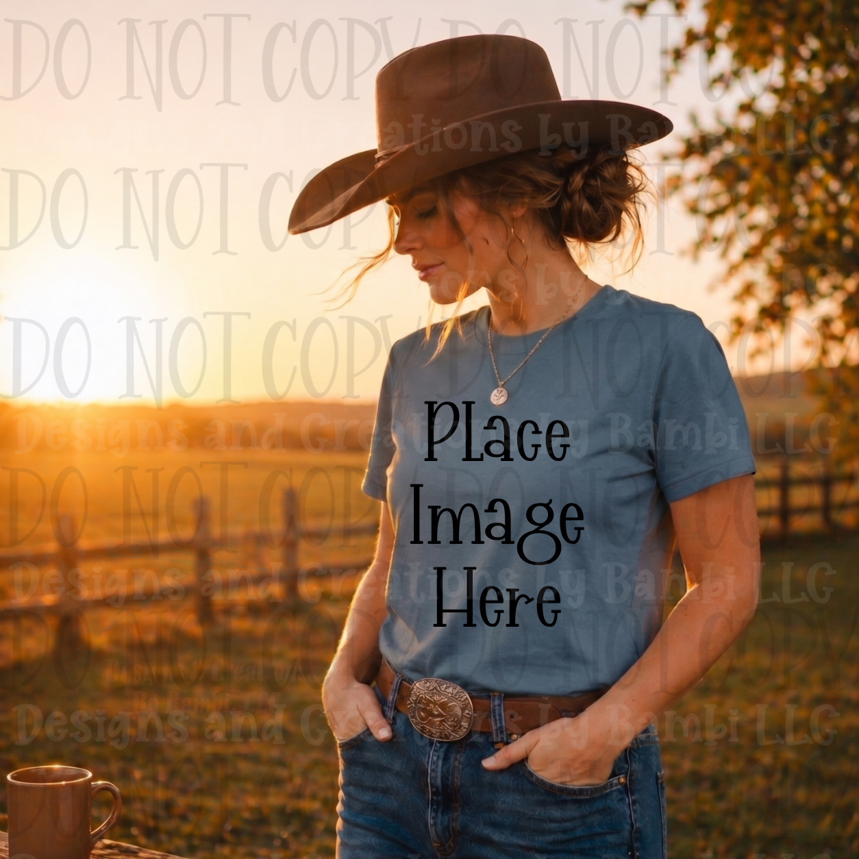 Faith Based Western Style Apparel Mock Ups (Gildan Brand)