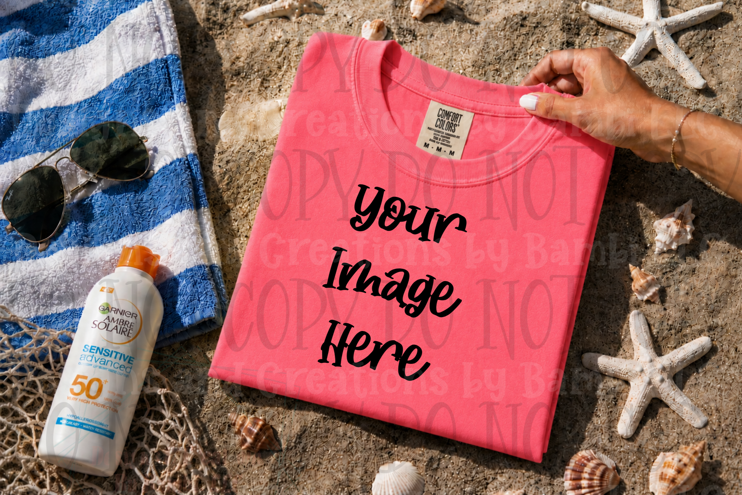 Summer Beach-Lake Apparel Mock Ups (Various Brands)